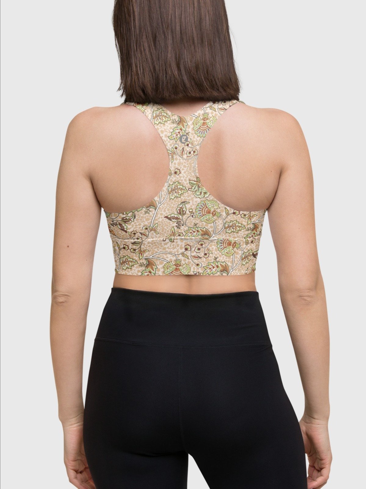 High-Impact Bra "Elegant Neutral Beige Chintz" product image (4)