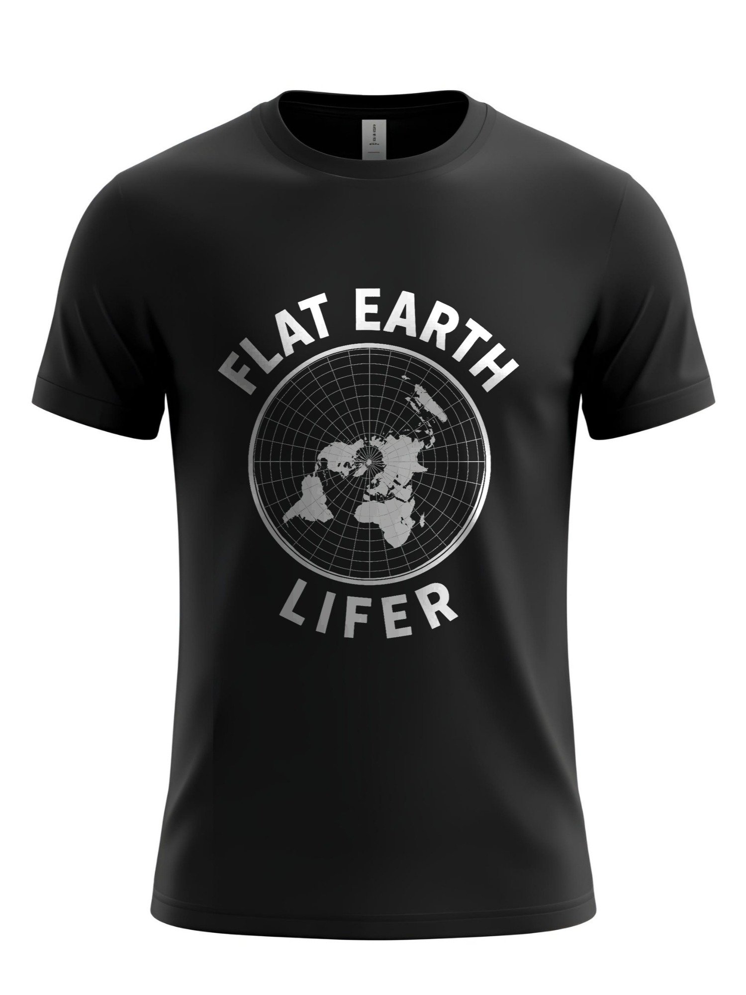 Flat Earth Lifer - Clean Modern Design T-Shirt product image (1)