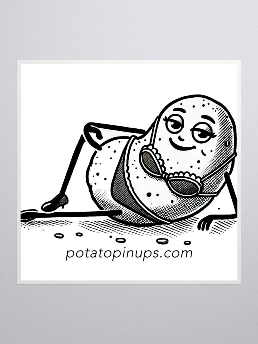 Pinup Potato Bikini Sticker product image (1)
