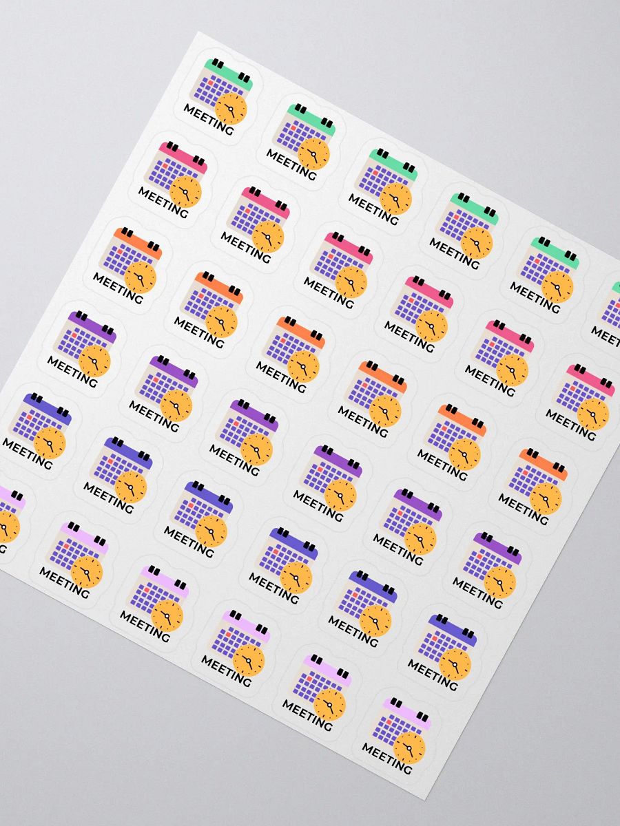 Meeting Stickers – Hand-Drawn, Functional Planner Stickers for Bullet Journals, Work, and Office Organization product image (2)