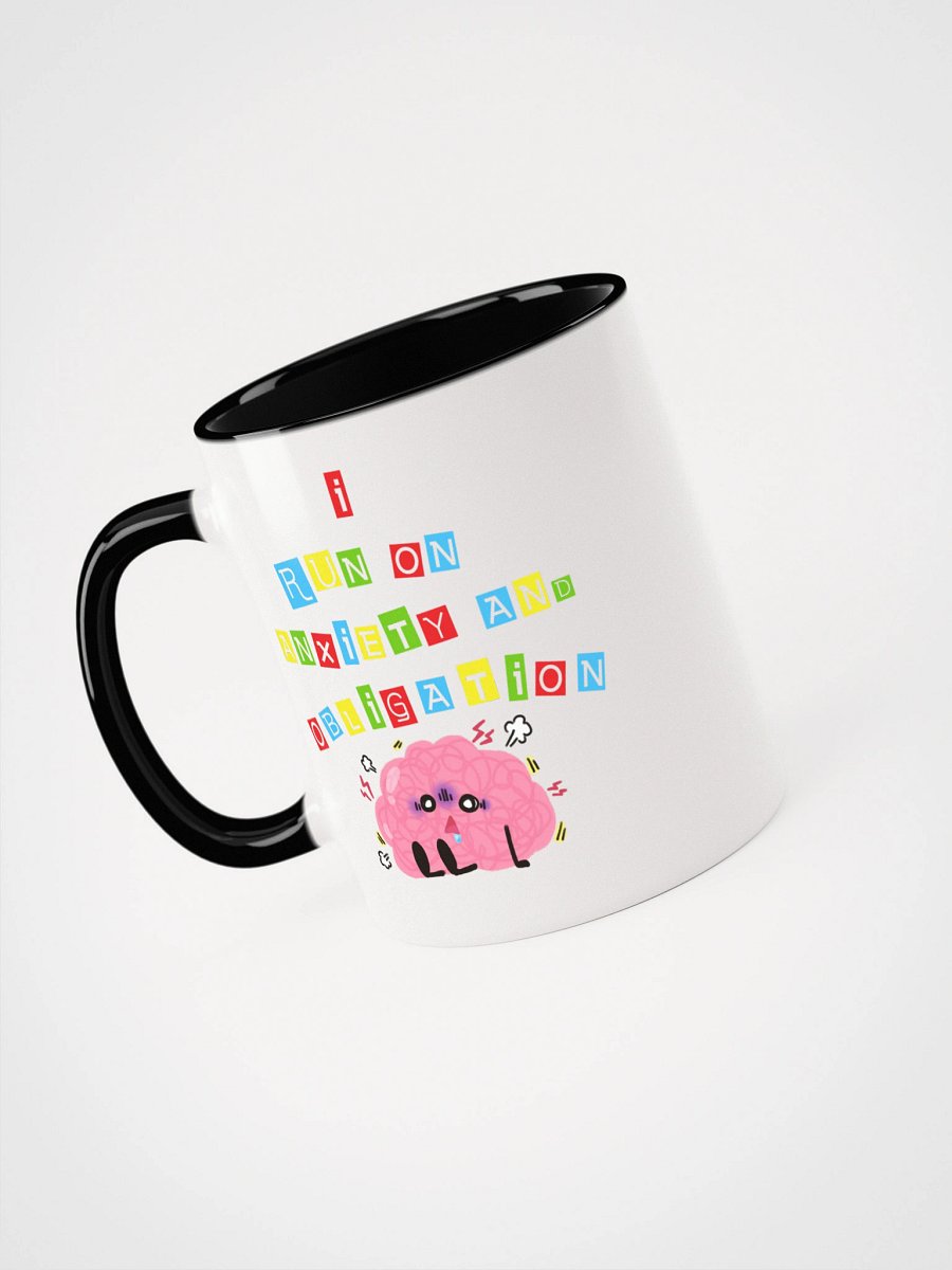 I Run On Anxiety And Obligation Accent Mug product image (5)