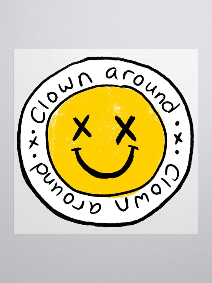 Clown Around Sticker product image (1)