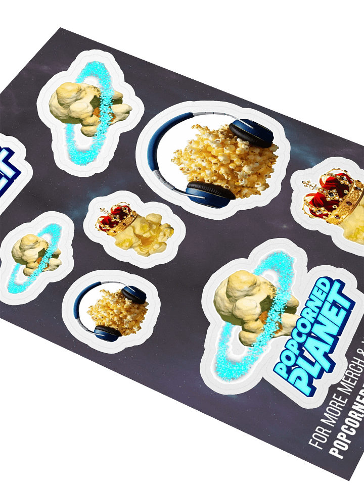 Popcorned Sticker Sheet product image (2)