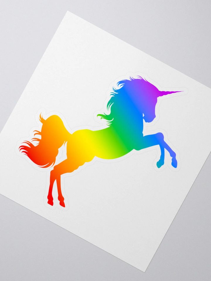 Unicorn Rainbow / Sticker product image (2)