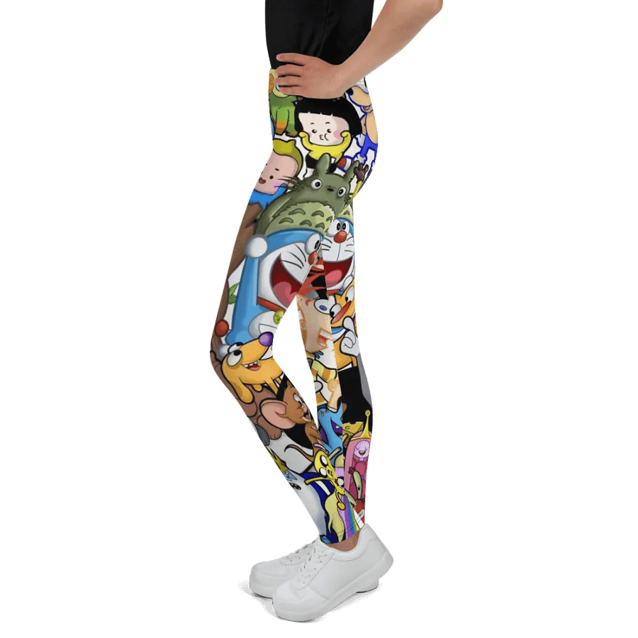 Kids Leggings – Cartoon Characters Print for Fun & Vibrant Style product image (12)
