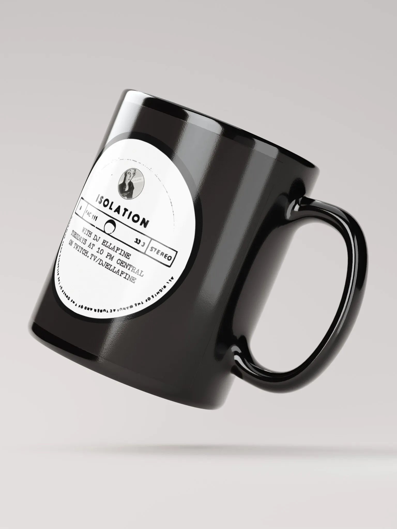 Isolation Logo - Black Mug product image (3)