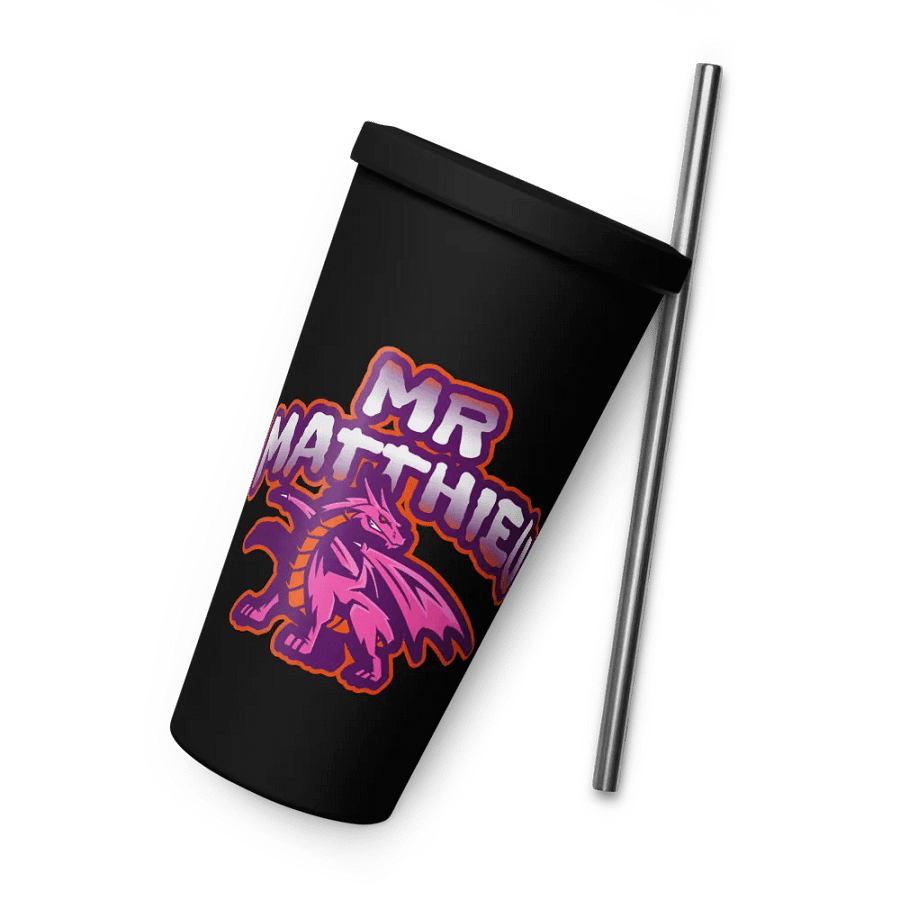 Insulated Tumbler with a Straw product image (10)