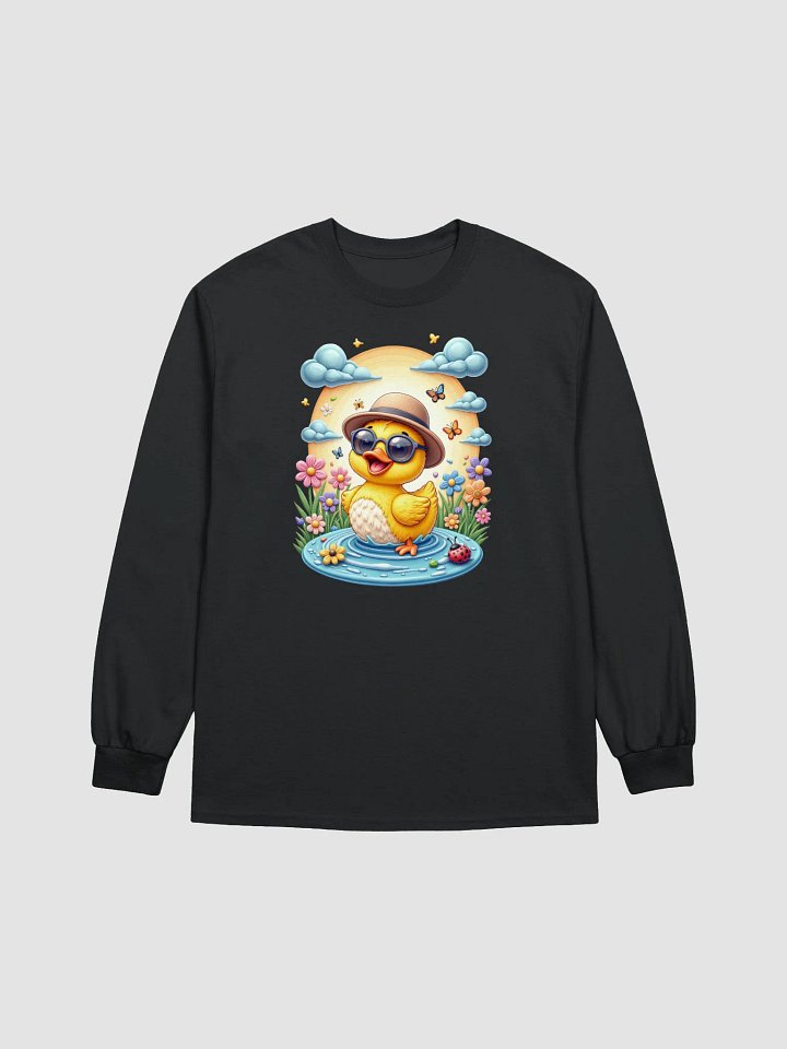 Dapper Duck Cartoon Long Sleeve Tee product image (7)