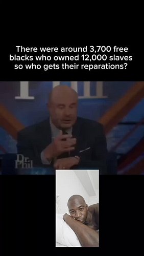 Who exactly deserves preparations, since some so-called black Americans were all so slave owners in america?