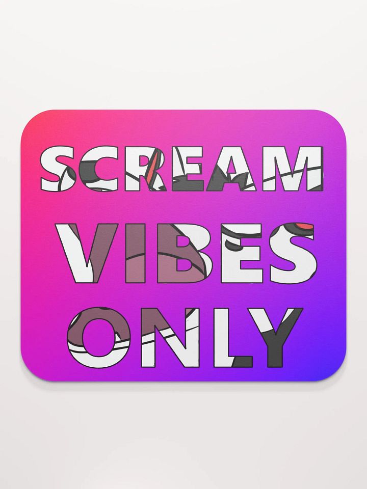 Scream Vibes Only Classic Mousepad product image (2)