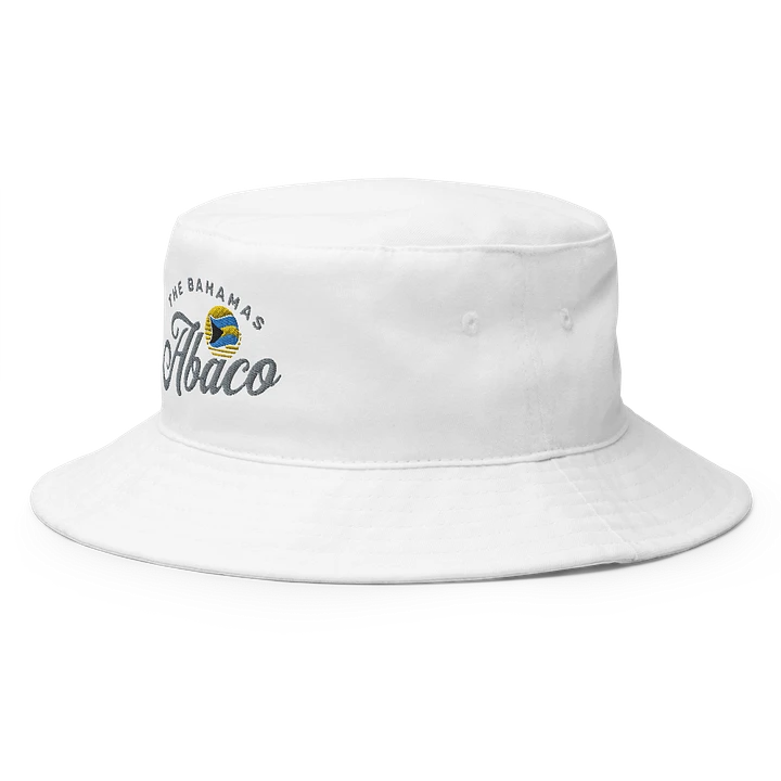 Abaco Bahamas Hat : Bahamas Flag Bucket Hat Embroidered product image (8)