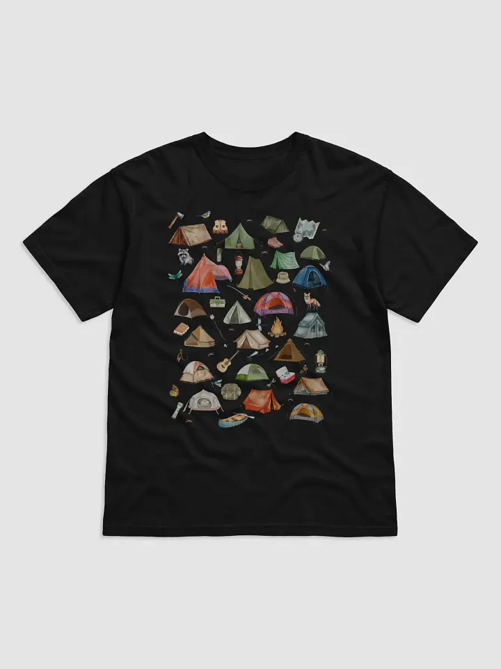 Camping Gear Collage Adult T-Shirt product image (1)