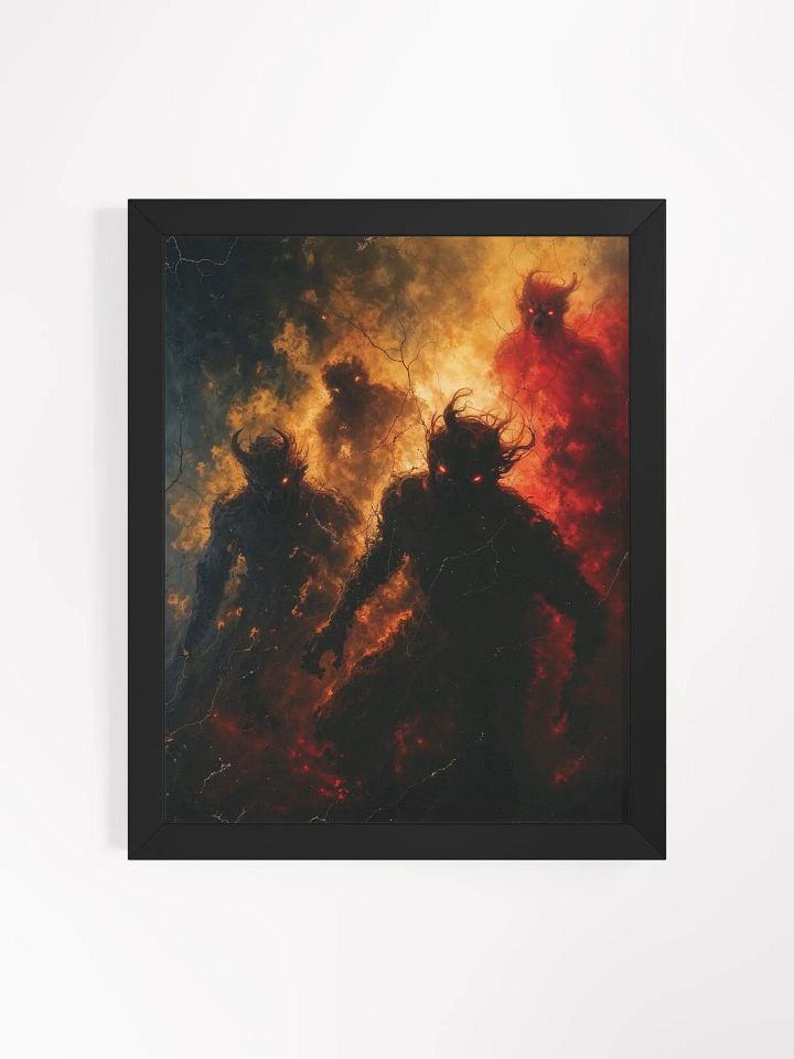 Fiery Shadows Framed Print product image (5)