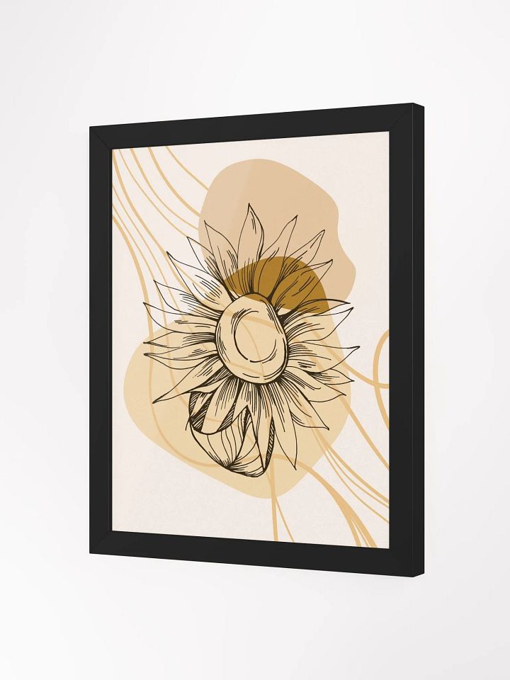 Sunflower Sketch Framed Art Print product image (26)