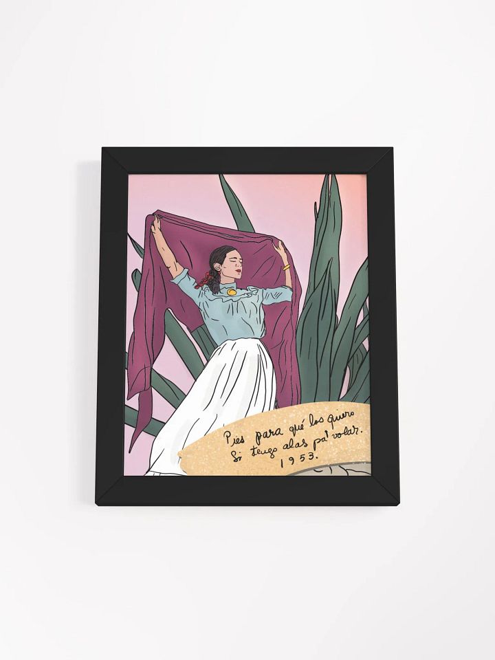 Pies para que los quiero framed poster product image (1)