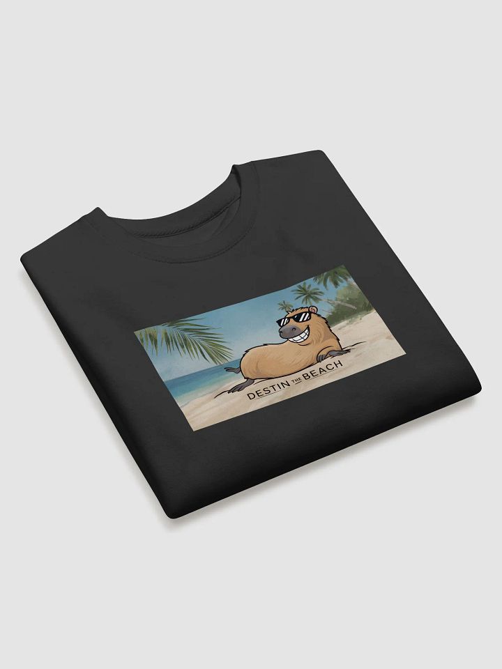 Beach Bum Capybara Sweatshirt product image (2)