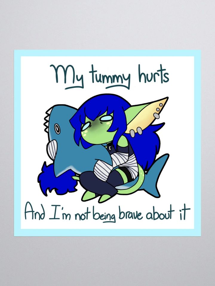 Tummy Hurts Sticker (Updated) product image (1)