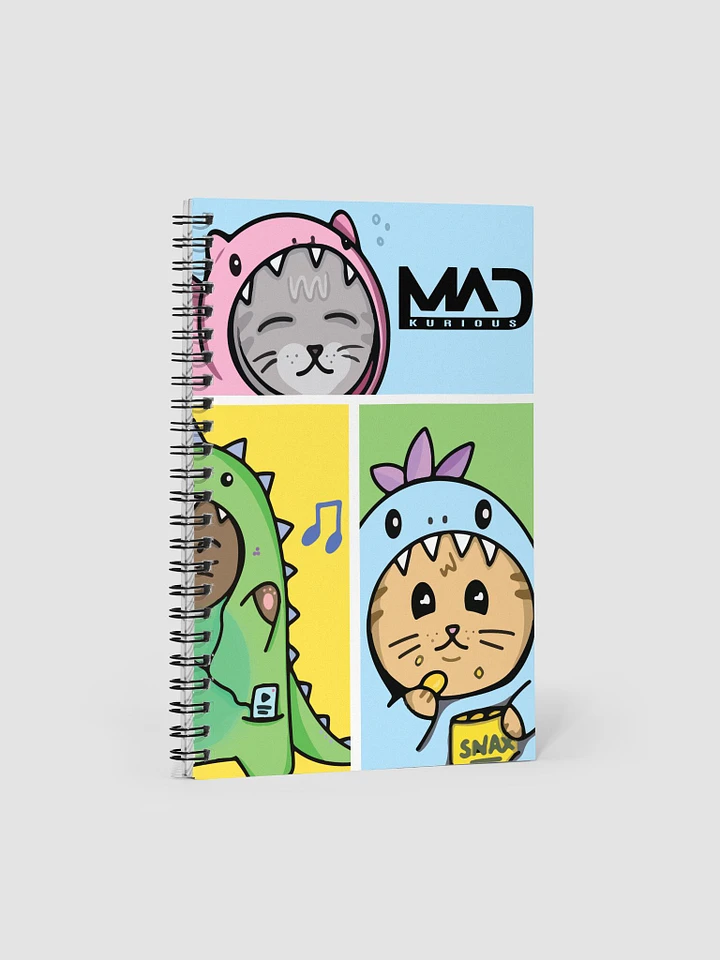 Self Care Kitties Spiral Notebook product image (1)
