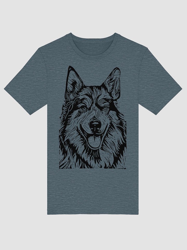 Smiling Pup Line Drawing T-Shirt product image (11)