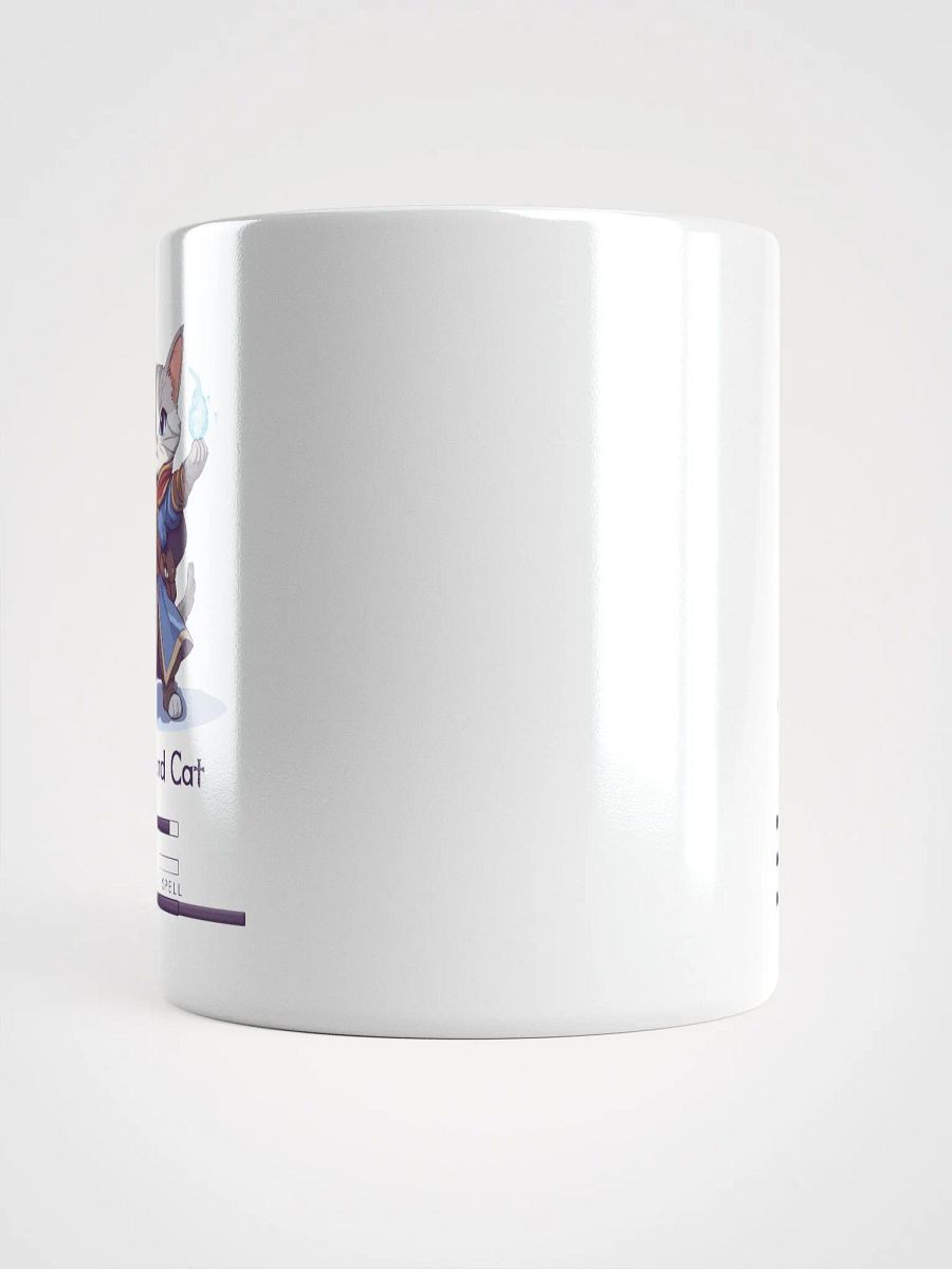 RPG Wizard Cat white ceramic mug 11oz 15oz 20oz for gamers and cat lovers product image (14)