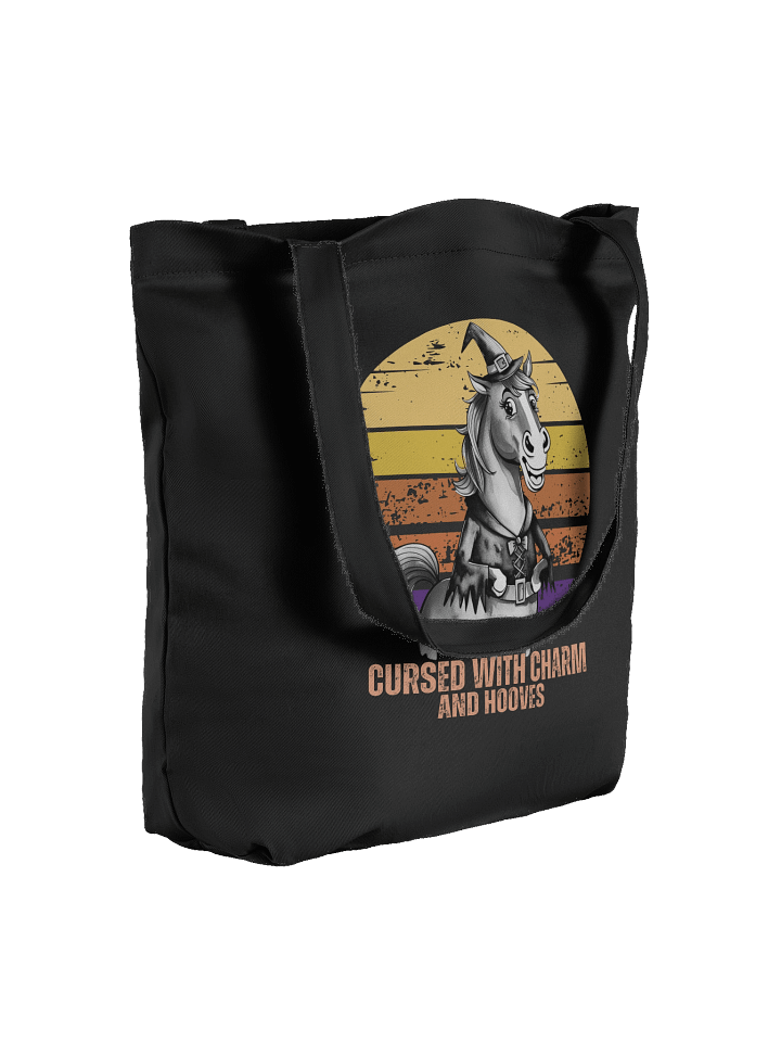 cursed with charm and hooves tote bag product image (2)