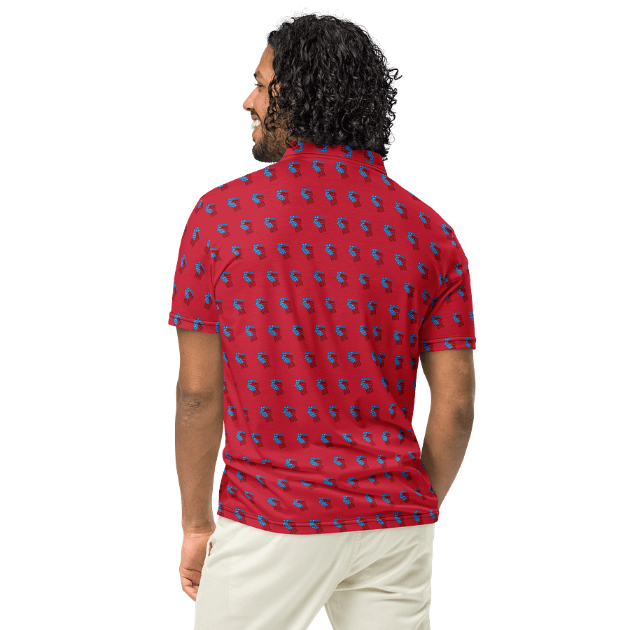 TFOT SlimFit America 1st Red Fist Polo Shirt product image (5)