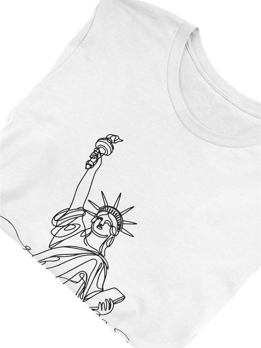USA Vibes Line Art Silhouette Unisex T-Shirt product image (33)