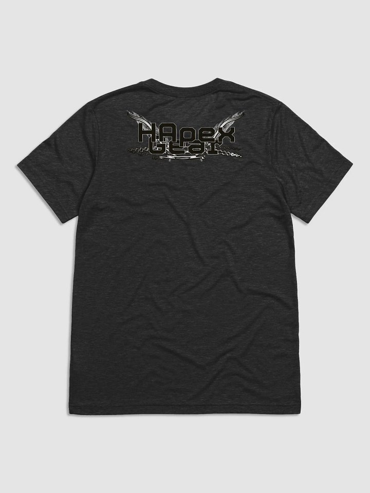 Triblend Short Sleeve T-Shirt - Black HApex Gear White Logo product image (1)