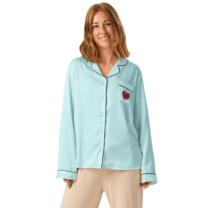 Ethereal Blue Dream Women's Pajama Top product image (1)