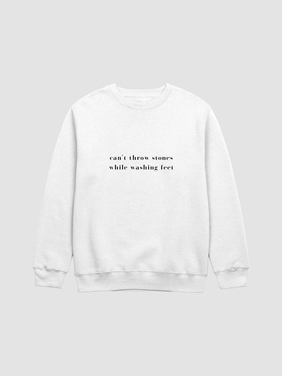 cant throw stones - sweatshirt product image (1)