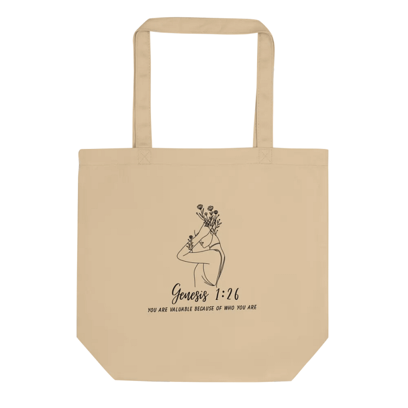 Genesis 1:26 Eco-Friendly Faith Tote Bag