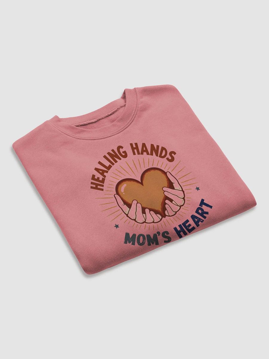 Healing Hands Mom's Heart Crop Sweatshirt product image (14)
