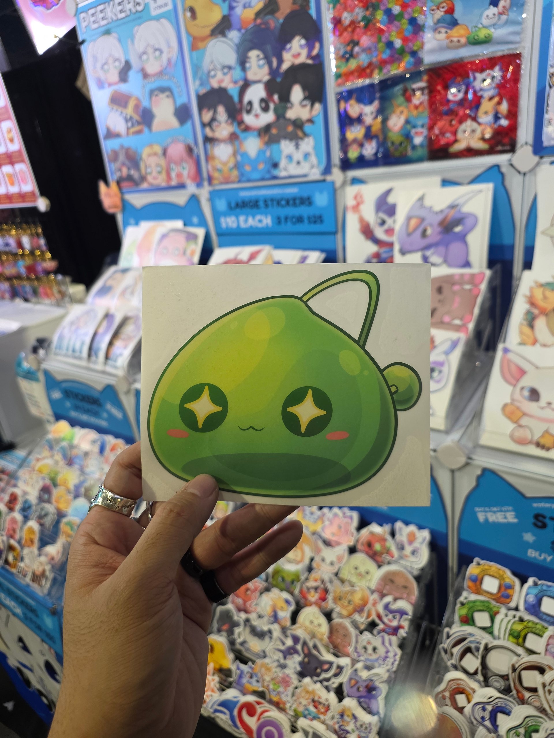 Green Slime - Large Sticker product image (1)