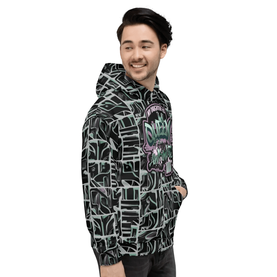 Queen of the Awkward Hug #Autism All Over Print Hoodie product image (11)