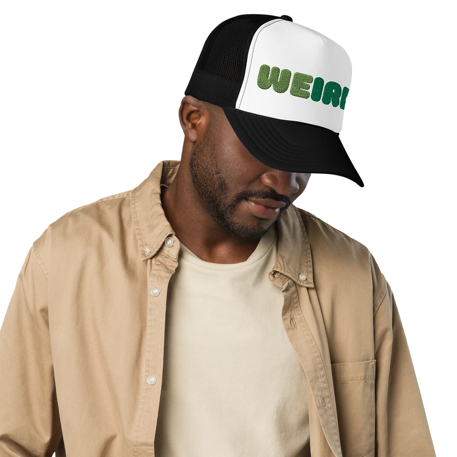 WEIRD Green Foam Trucker Hat product image (4)