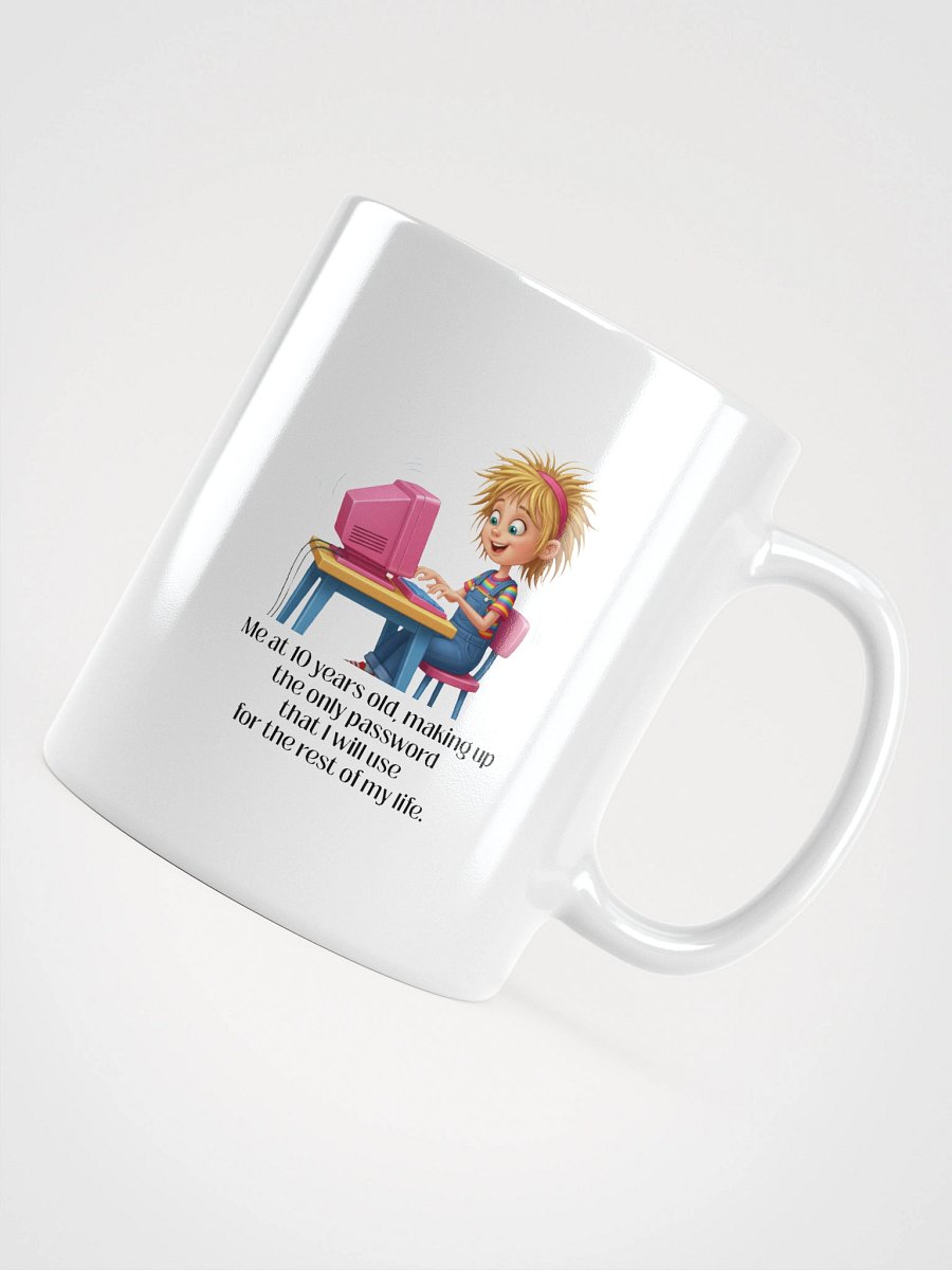 Retro Password Meme Mug | Funny 90s Nostalgia Coffee Cup product image (4)