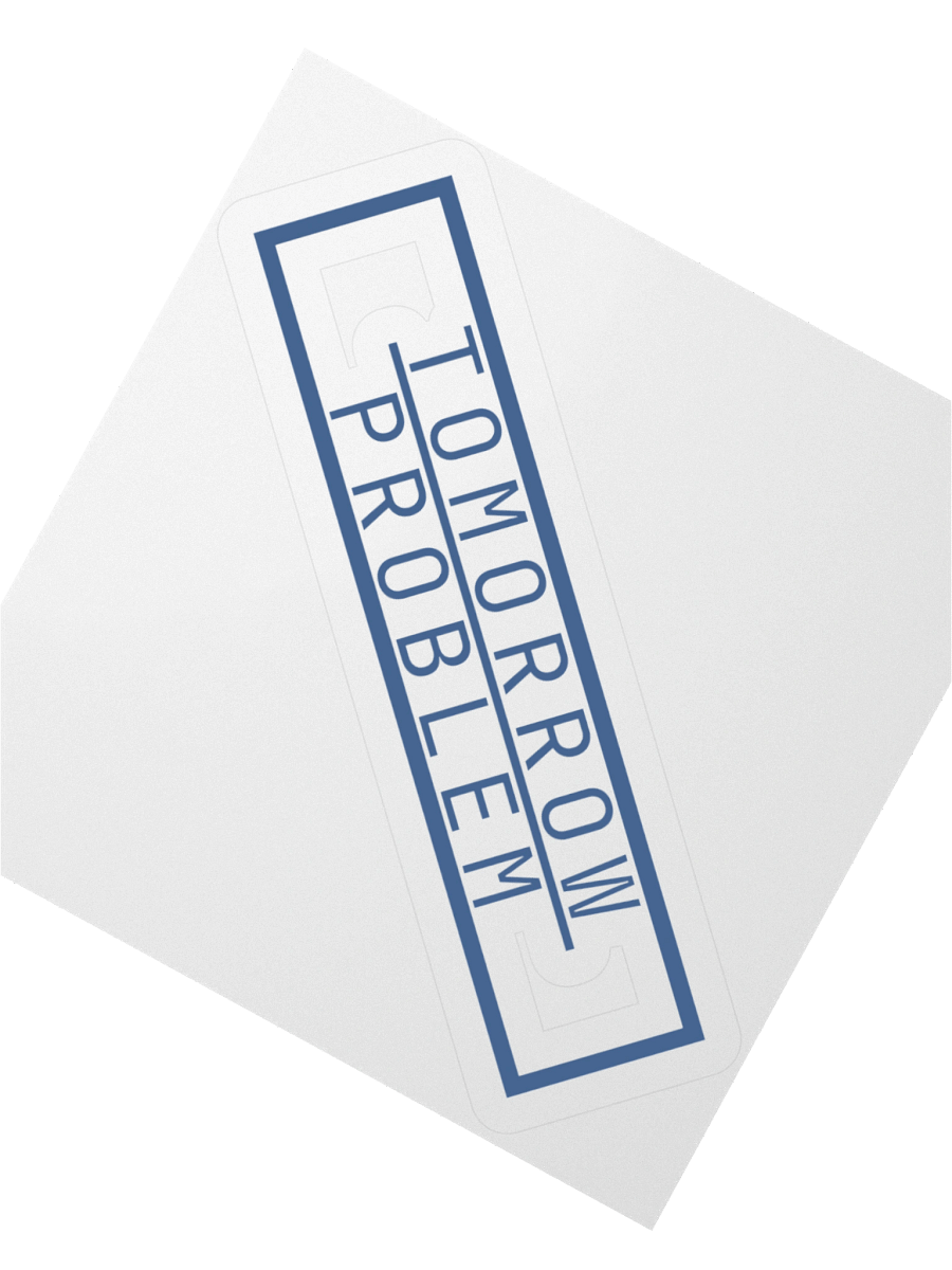 Tomorrow Problem Sticker product image (5)