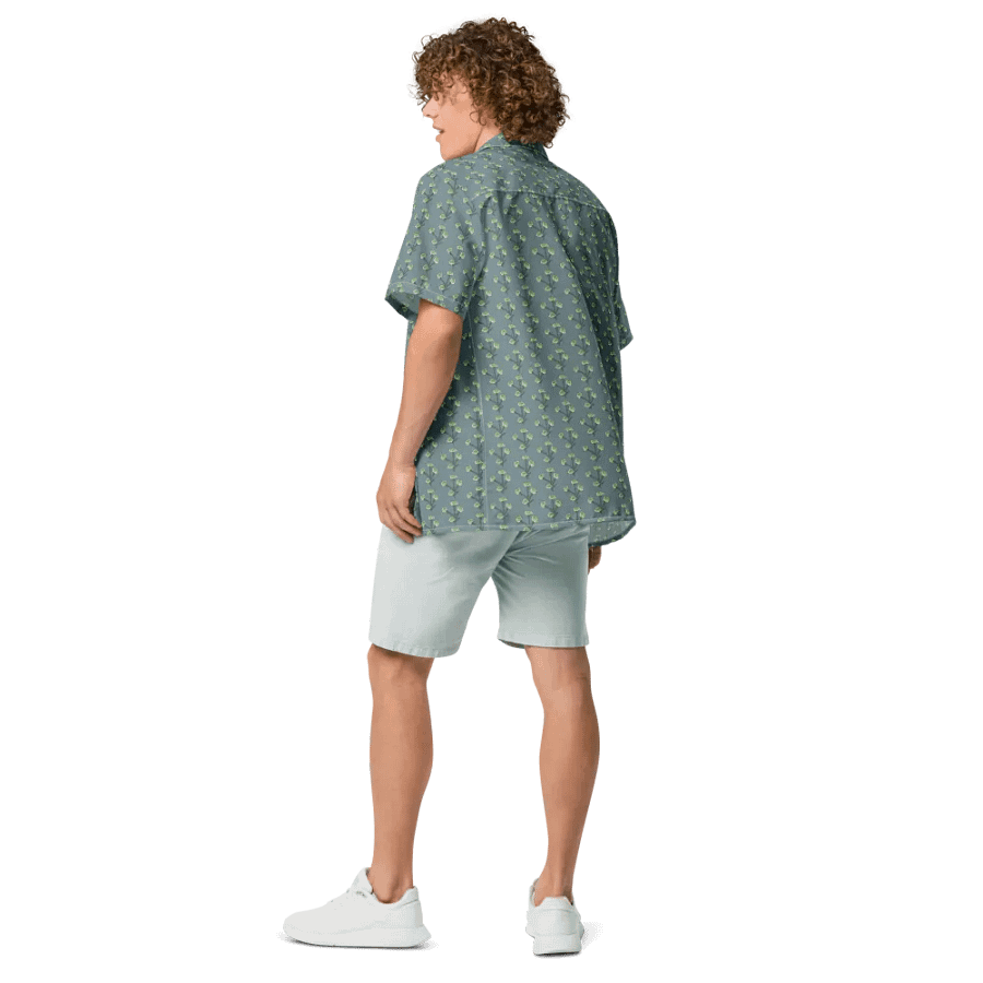 Green Carnation print button down shirt product image (4)