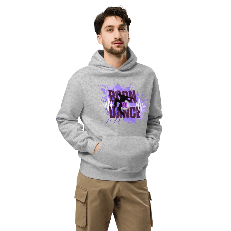 Born to Dance His Silhouette Unisex Oversized Hoodie product image (37)