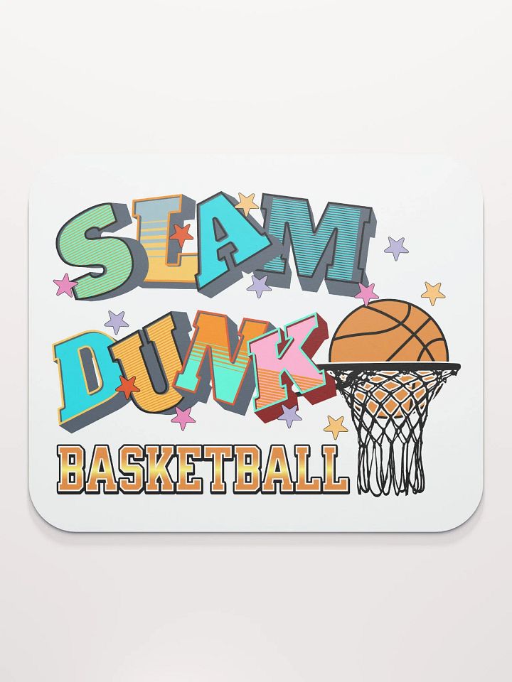 Basketball Slam Dunk Classic Mouse Pad product image (2)