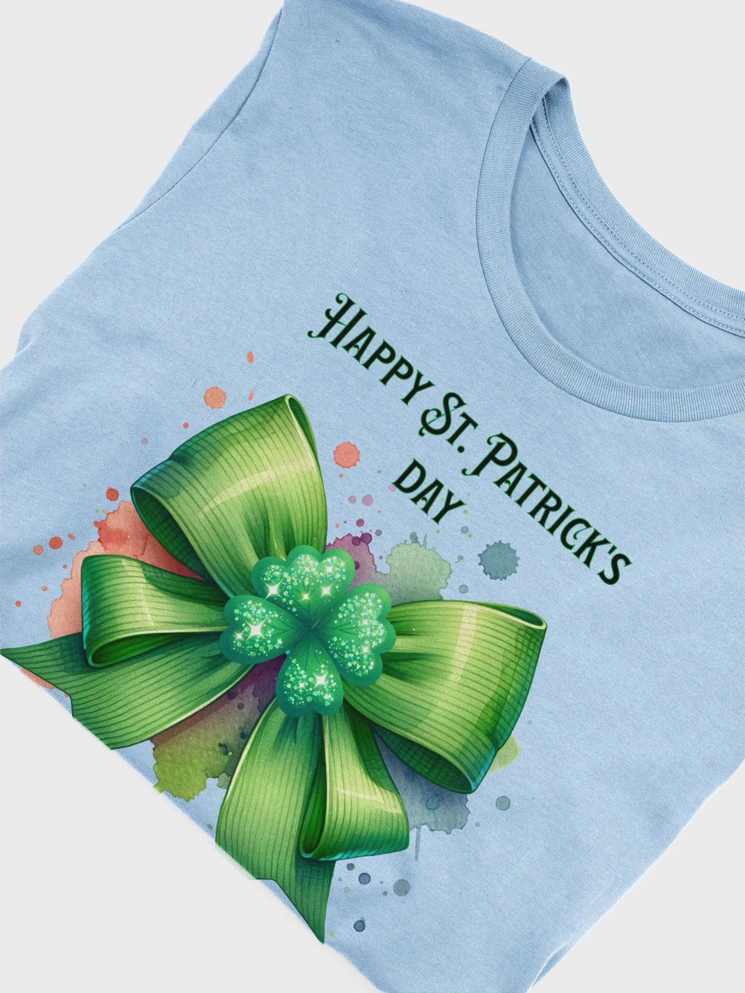 Shamrock Splatter St. Patrick's Day Tee product image (6)