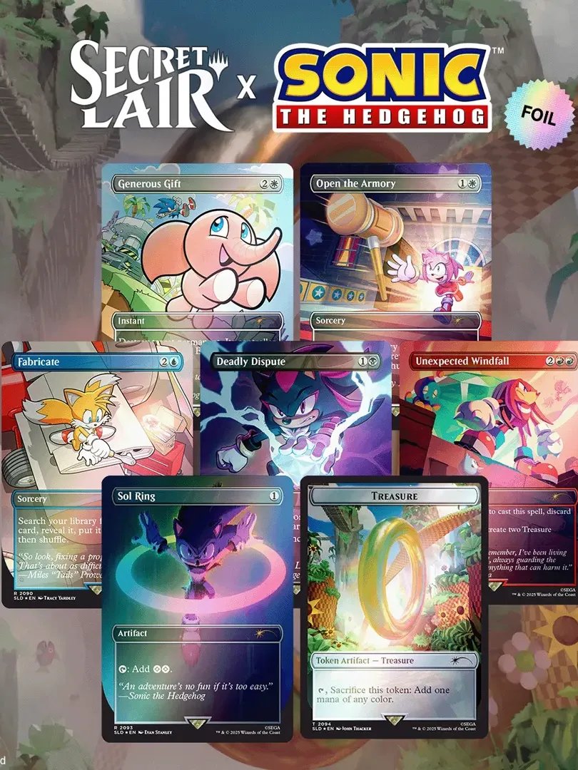 Secret Lair x Sonic the Hedgehog Superdrop: Sonic 100% Complete Bundle product image (3)
