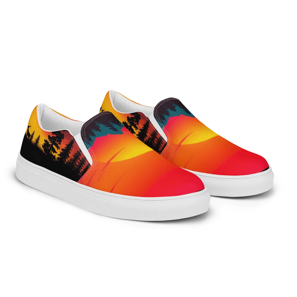 Sunset Mountain Dreams Women's Slip-On Shoes product image (3)