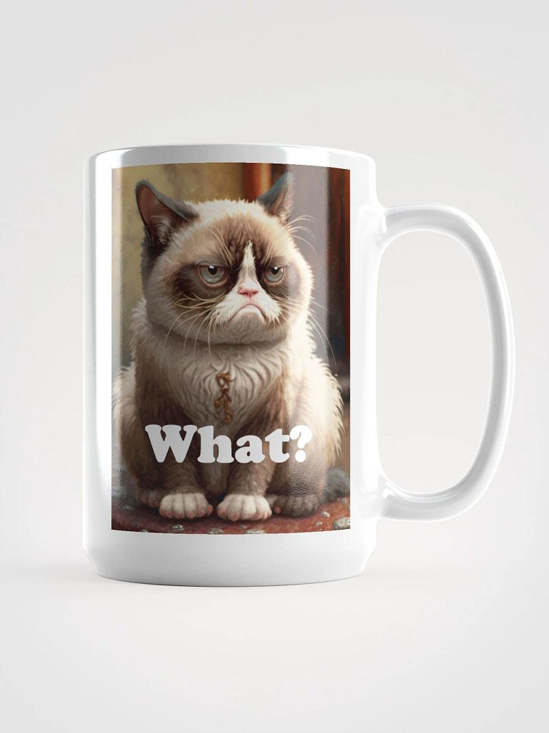 Grumpy Cat 'What?' Mug 15oz