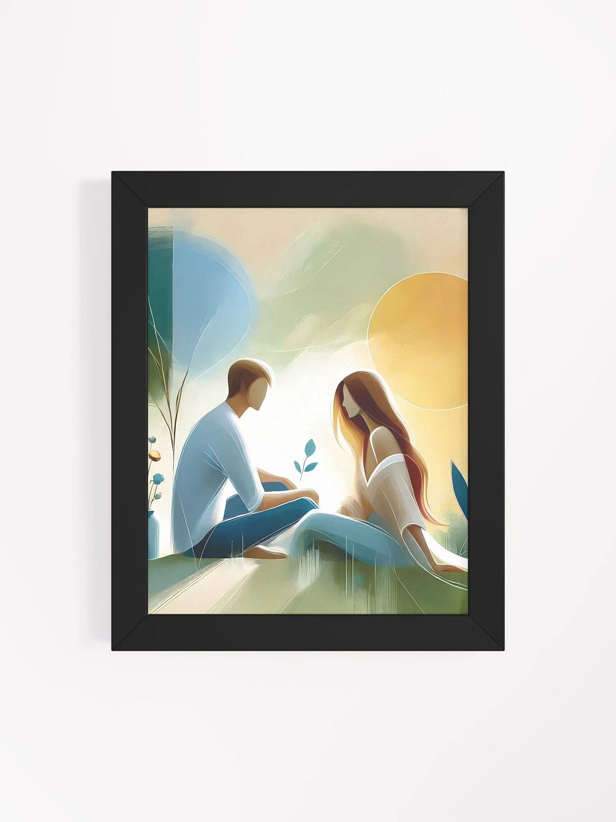 Love Art Frame | Couple Painting | Couple Frame | Painting #A5 product image (43)