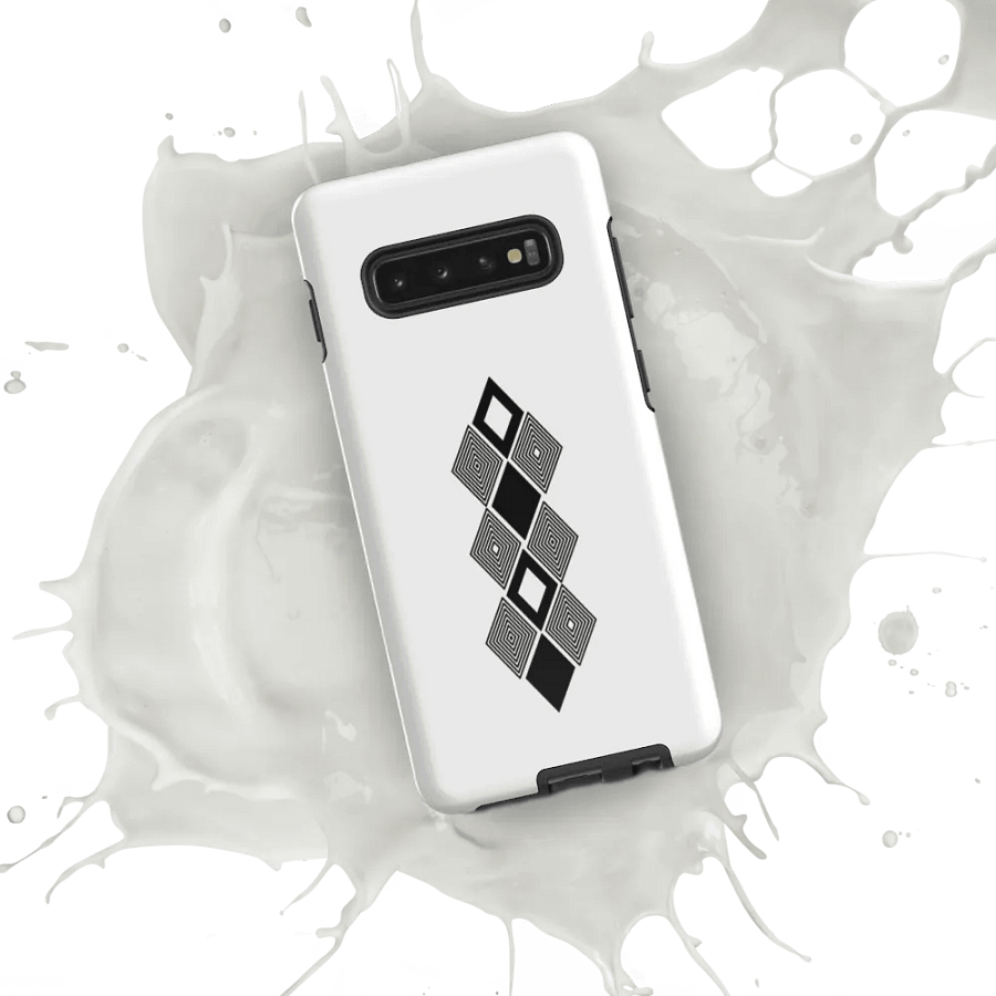 Black and white triangle design Tough Case for Samsung® product image (54)