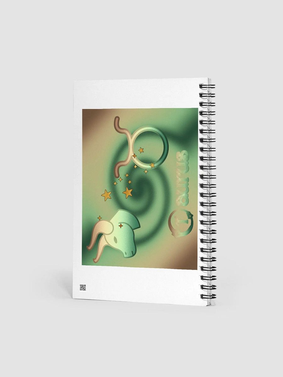 Starry Taurus Spiral Notebook product image (2)