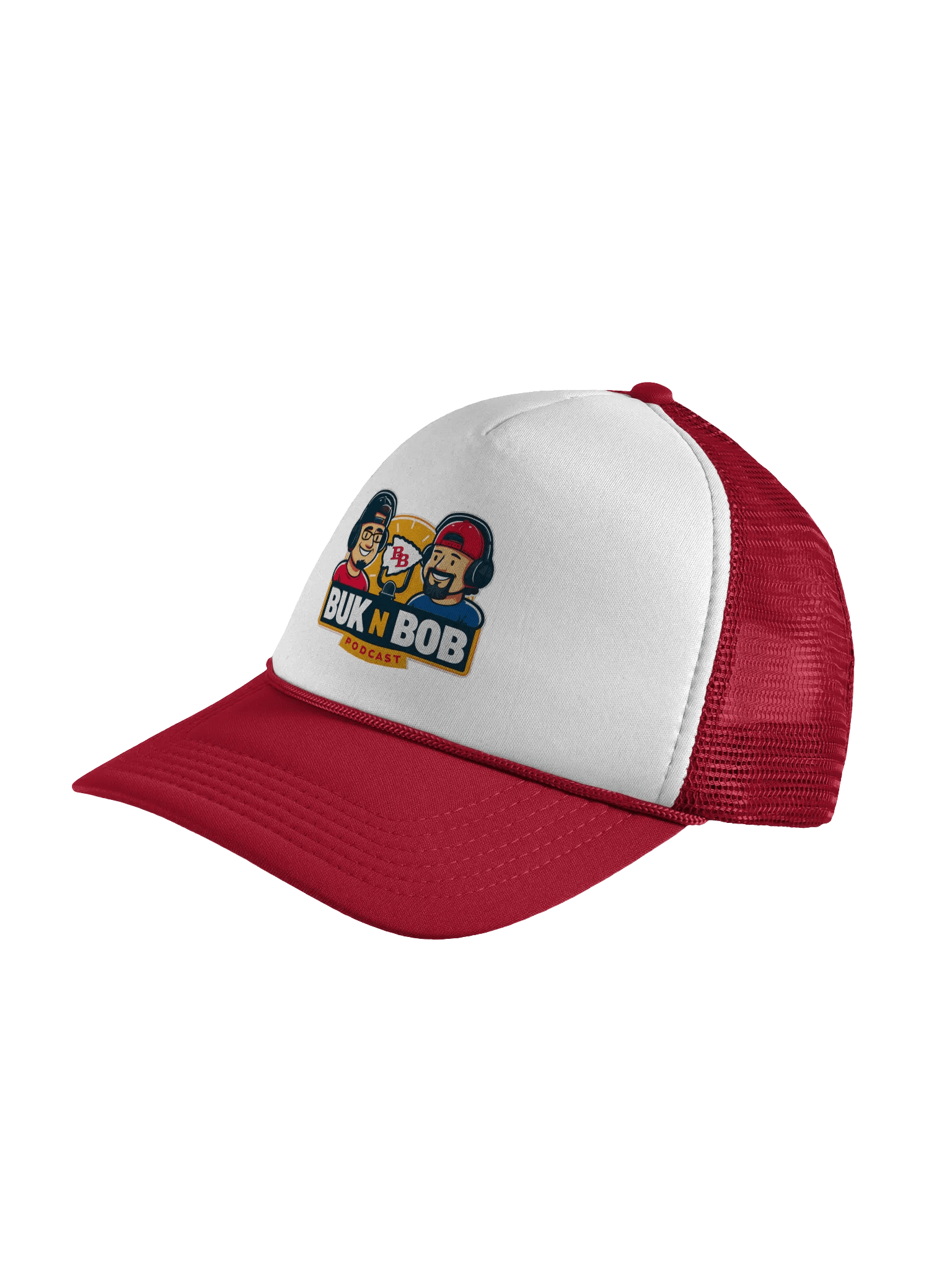 Buk N Bob Podcast Foam Trucker Hat product image (8)
