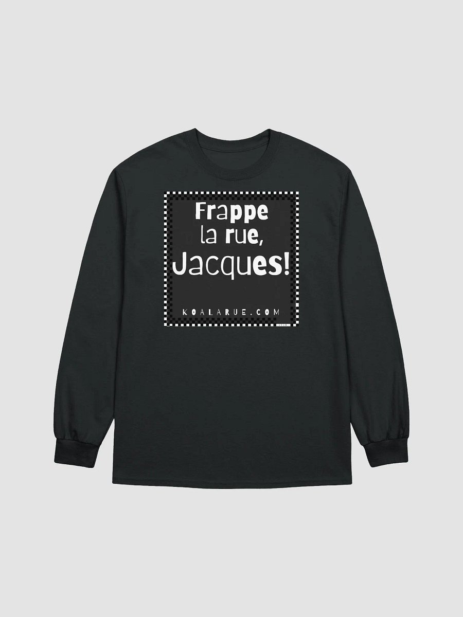 HIT THE ROAD JACQUES • BLACK LONG SLEEVE TEE product image (1)