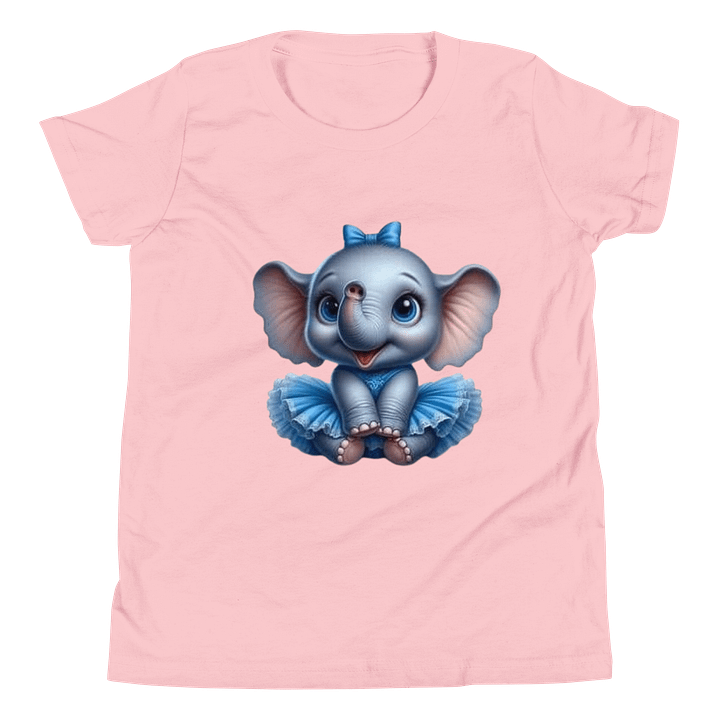 Cheerful Elephant Youth T-Shirt product image (1)